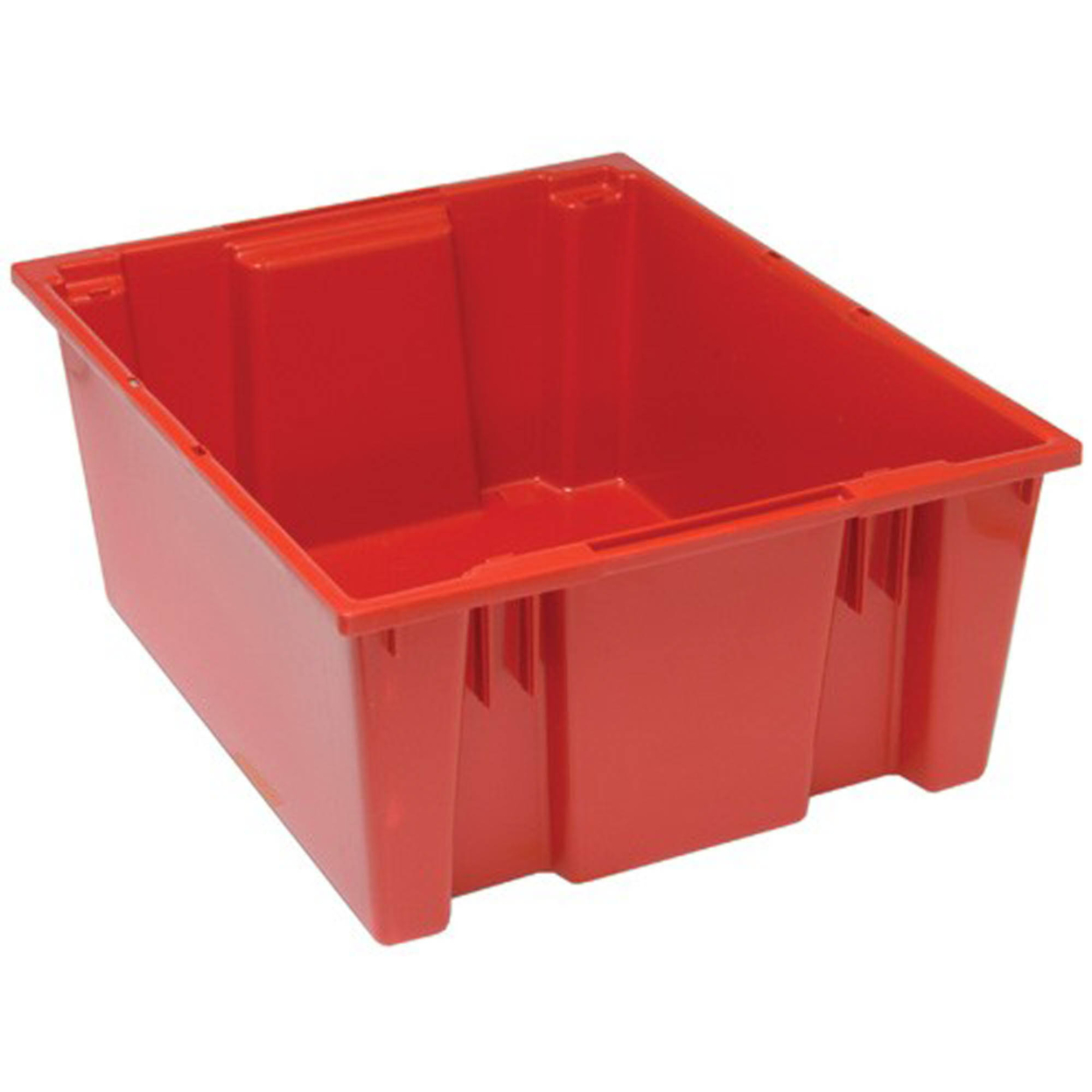 Quantum Storage Systems Stack and Nest Tote Heavy Duty Polypropylene Container, 23 1/2"W x 19 1/2"D x 10"H, 0.80 Cap (cu - image 1 of 2