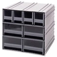 thumbnail image 1 of Quantum Storage Systems B382207 QIC-4244 Interlocking Storage Cabinet with 8 Gray Drawers - 11.75 x 11.37 x 11 in., 1 of 1