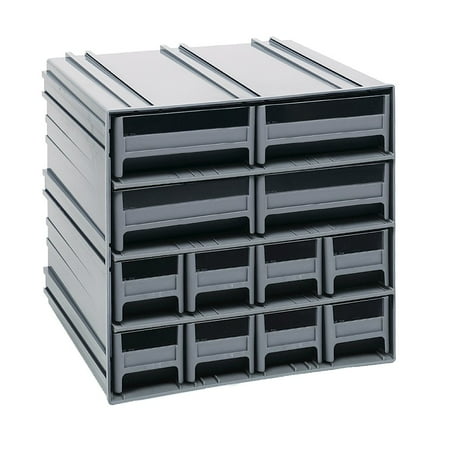 Quantum Storage Systems Storage Cabinet, Interlocking in Polysteryne Material, Gray Color