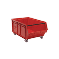 thumbnail image 1 of Quantum Storage Systems QMS843MOBRD MAGNUM Mobile Heavy Duty Part Organizer Red Bins 29" L x 19" W x 18" H, 1 of 2