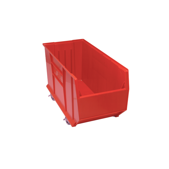 Quantum Storage Systems QUS994MOBBL HULK Mobile Heavy Duty Part Organizer Blue Bins 36" L x 17" W x 21" H