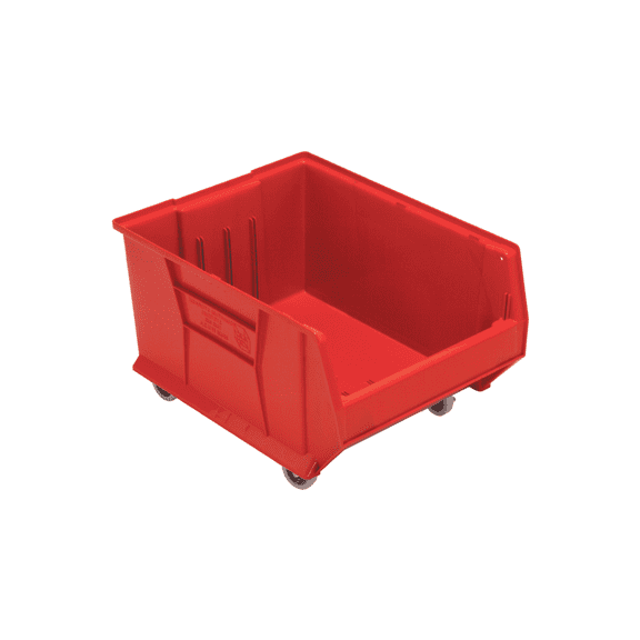 Quantum Mobile Hulk Plastic Stacking Bin 18-1/4"W x 23-7/8"D x 12"H Clear