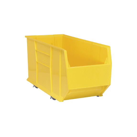 Quantum Storage Systems QUS994MOBRD HULK Mobile Heavy Duty Part Organizer Red Bins 36" L x 17" W x 21" H