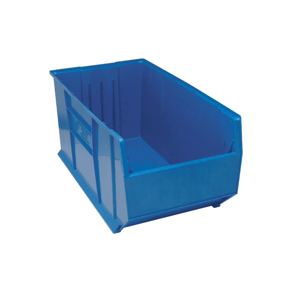 Quantum Storage Systems B2132436 Mobile Hulk Plastic Stacking Bin, Yellow - 16.5 x 35.87 x 17.5 in.