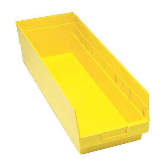 Quantum Storage Systems ShelfBin,23.625inL,8.375inW,Plastic QSB814YL