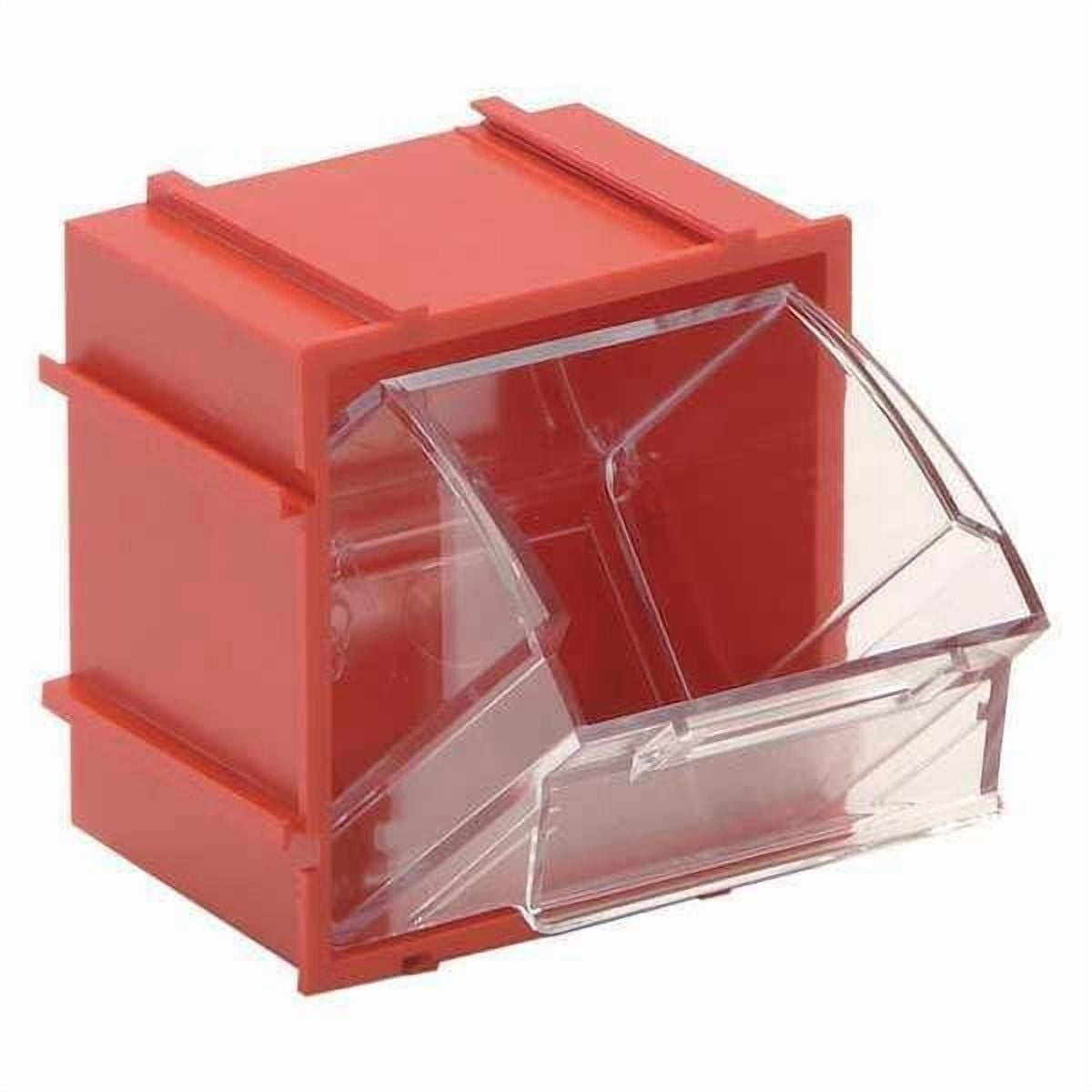 Quantum Storage Systems Tip-Out Bin,Red,Unfinished,3 in QTB409RD