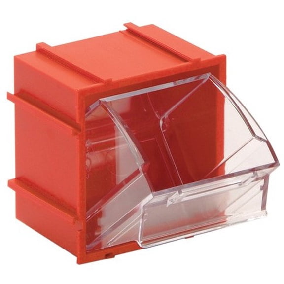Quantum Storage Systems Tip Out Bin, Individual,W 2-13/16,Red  QTB409RD