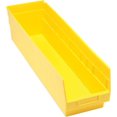 thumbnail image 1 of Quantum Storage® Shelf Bin, Yellow, Nesting, 23.6"W x 6.6"D x 6"H, 8 Pack, 1 of 1
