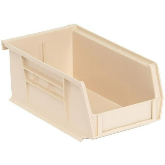 Quantum Storage Ultra Stack & Hang Bin - Ivory - 7.37 x 4.12 x 3 in.