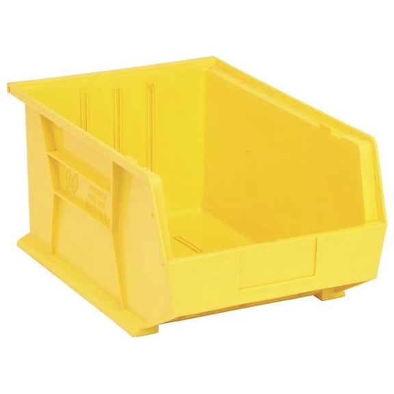 Quantum Storage Ultra Stack & Hang Bin- Yellow - 16 x 11 x 8 in.