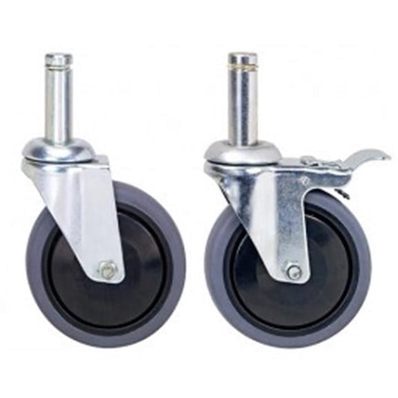 Quantum Storage WR-00CO Conductive Swivel Caster Set with 2 Brakes
