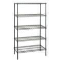 thumbnail image 1 of Quantum Storage WR63-1448P-5 5-Shelf Proform Wire Shelving Starter Kit, 14 x 48 x 63 in., 1 of 1