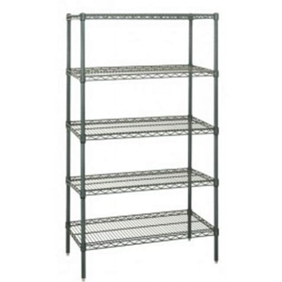 Quantum Storage WR74-2442P-5 Wire 5 Shelf Starter Kit Proform - 24 x 42 x 74 in.