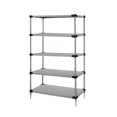 thumbnail image 1 of Quantum Storage Systems Solid 5-shelf Starter Unit - 18" x 72" x 54" - Stainless Steel, 1 of 1