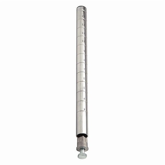 Quantum Storage P39C Wire Shelving Post Chrome - 39 in.