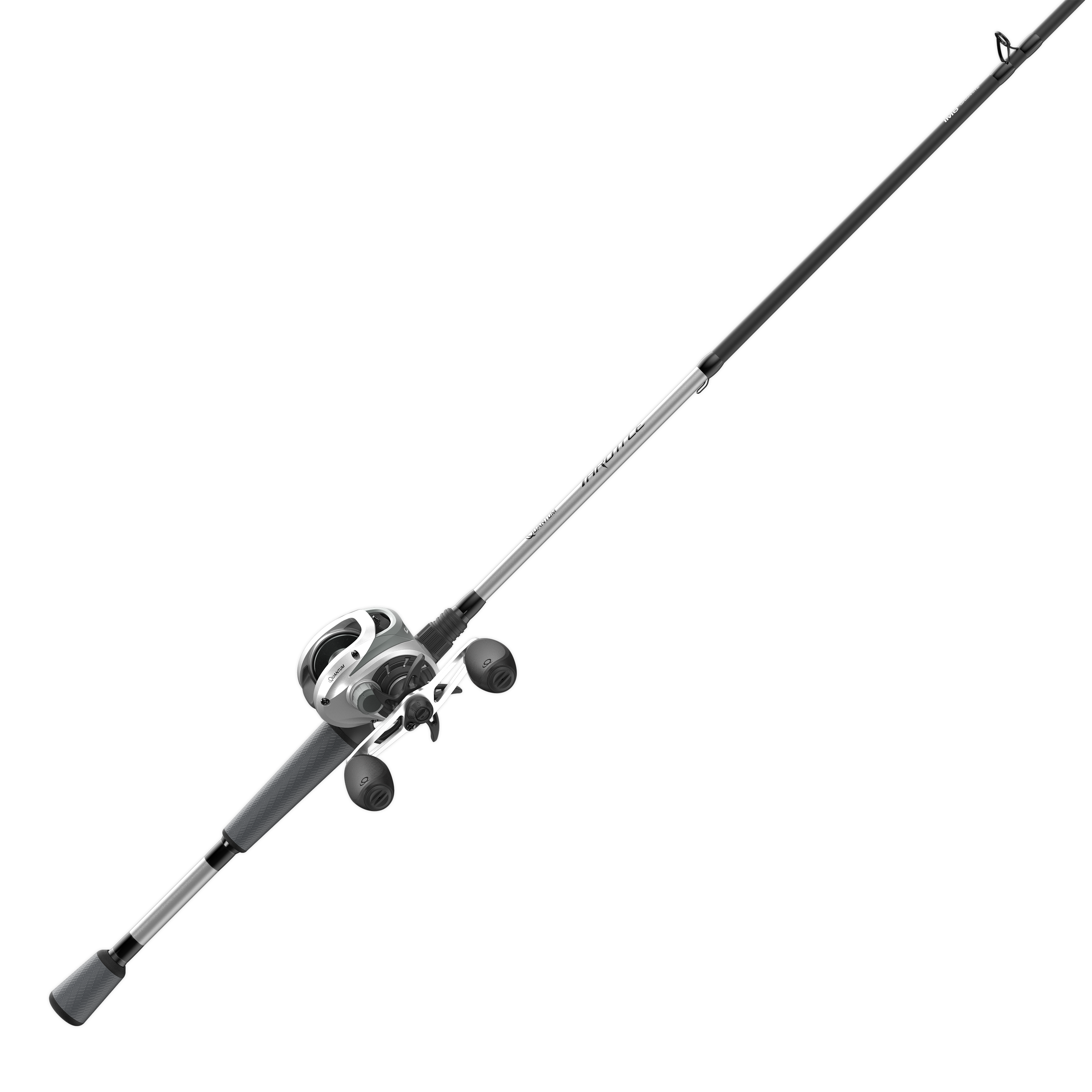 Quantum Throttle Baitcast Reel and Fishing Rod Combo, 7Foot 1Piece Rod, Size 100 Reel, Right