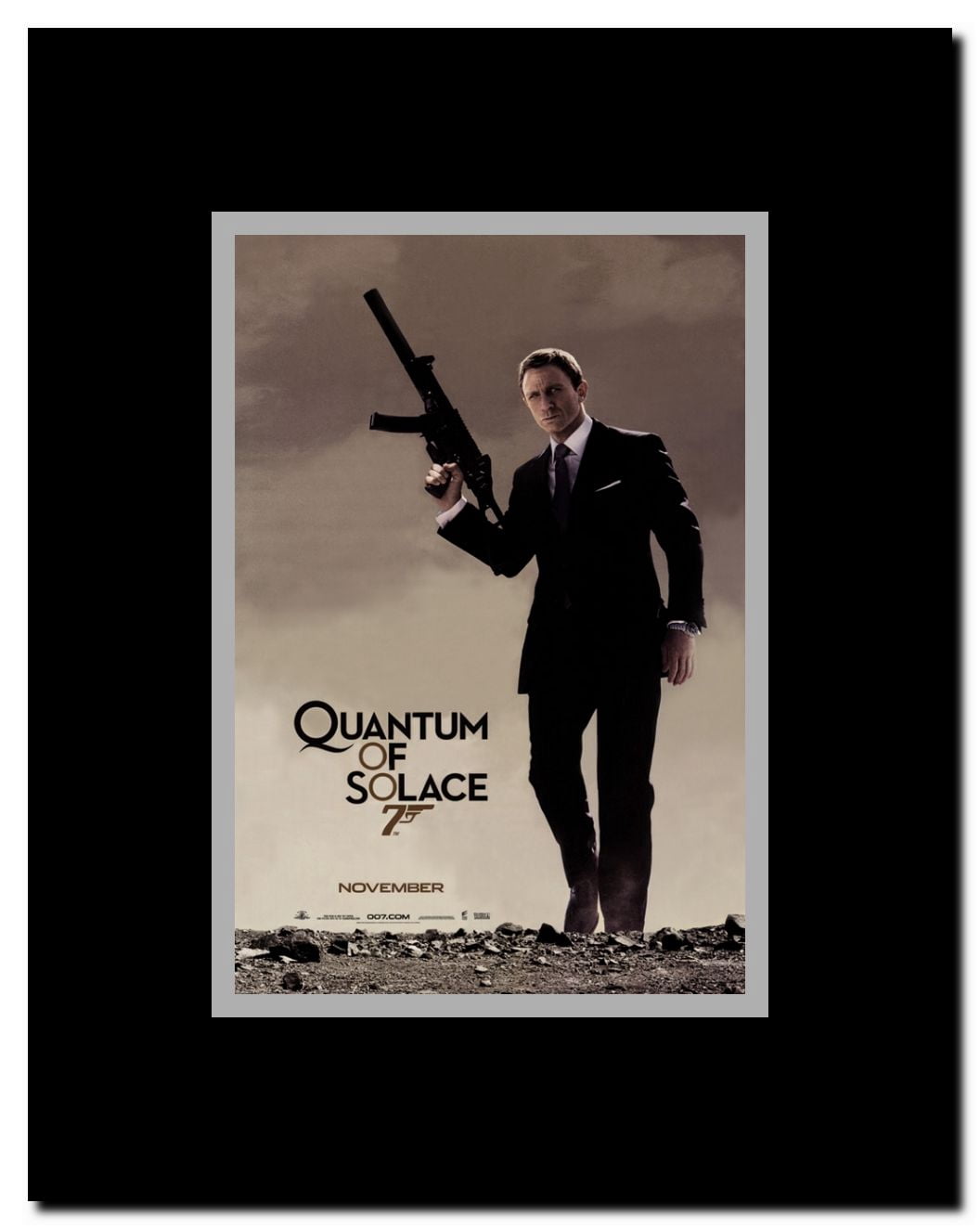 Quantum of Solace Framed Movie Poster