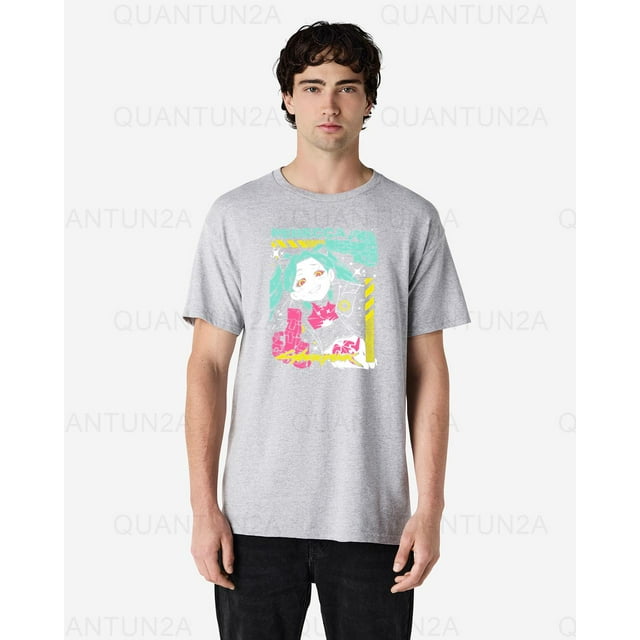 Quantun25 Cyberpunk Edgerunners Rebecca Anime Neoncore Manga Character Shirt, for unisex up to 5XL.