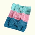 thumbnail image 1 of Quaouag Baby Girl Bows Nylon Headbands Jacquard Design for Newborn Infant Toddler Little Girls, 1 of 5