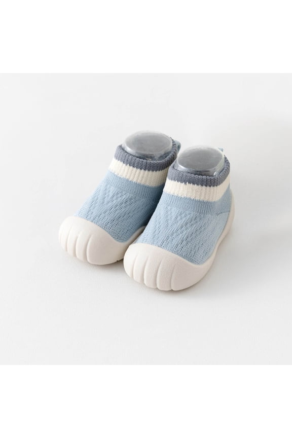 Baby Shoes Toddler Sock Shoes Kids Walking Shoes Infant Non-Slip Indoor Slippers with Soft Rubber Sole Boys Girls Slip On Outdoor Sneakers