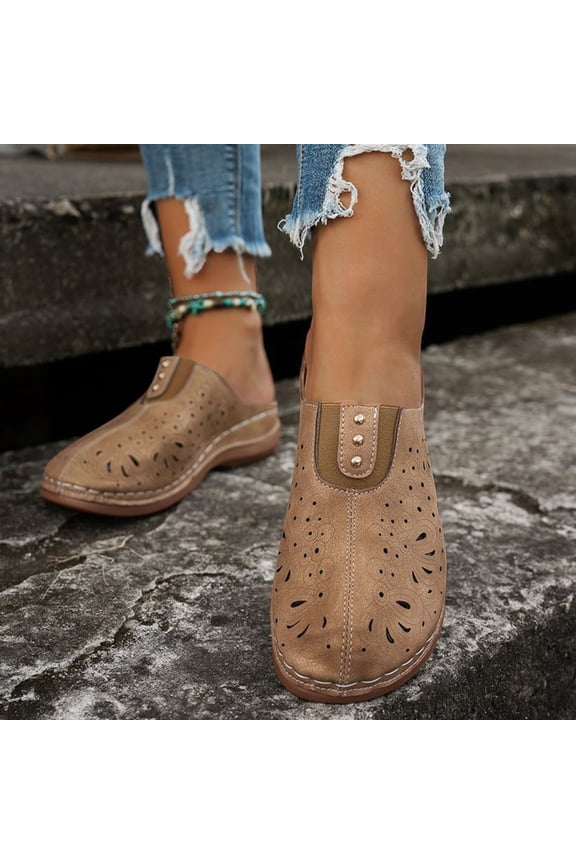 Clogs for Women Mules Slip-On: Closed Toe Clog - Comfortable Womens Mule