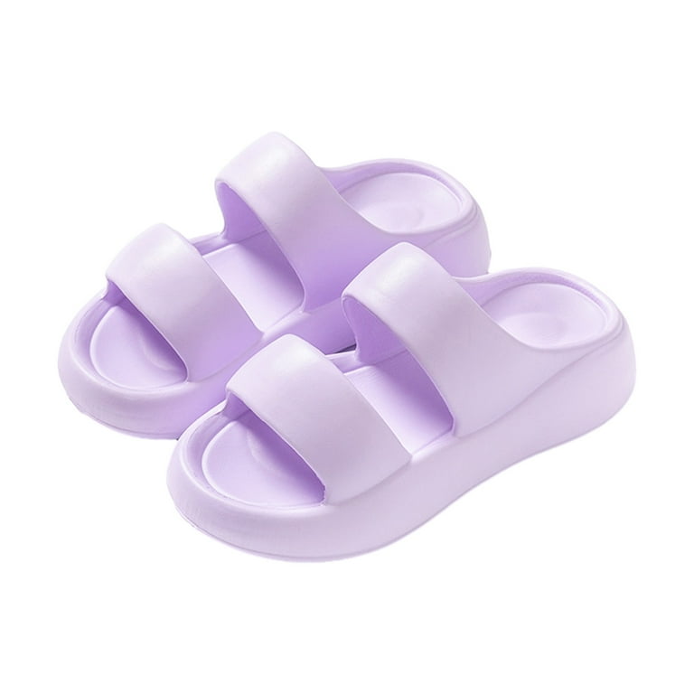 Cloud Pillow Comfy Slippers Cute Thick Sole Soft