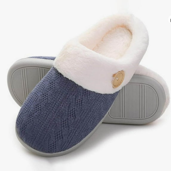 Quaouag Cute Slippers for Women's and Men's Indoor Home Slipper Soft Warm Bedroom Non-Slip Shoes Casual Slipper