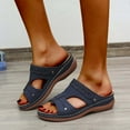 thumbnail image 1 of Quaouag Flat Sandals Women Dressy: Non Slip, Arch Support, Orthopedic, Plantar Fasciitis Comfortable Walking Sandal, 1 of 5