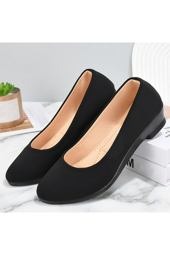 Flats for Women Dressy Comfortable, Ballet Flat,Black Nude Flats Shoes