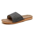 thumbnail image 1 of Quaouag Flax Tatami Slippers No Slip Indoor Slippers Open Toe, 1 of 4