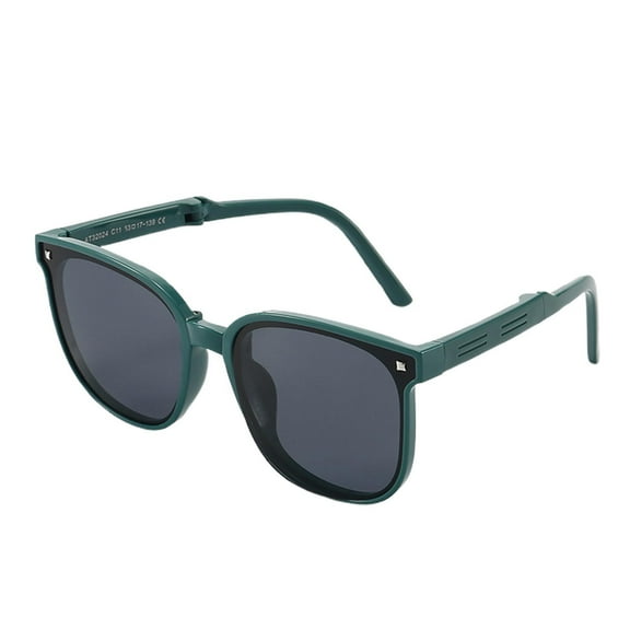 Quaouag Girls Sunglasses Fashion Big Kids Children's Folding Anti UV Boys