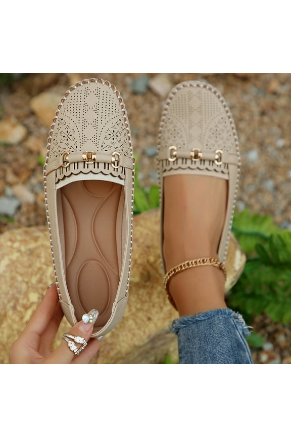 Loafers for Women Casual Moccasins Women's Comfortable & Lightweight Breathable Slip on Flat Shoes