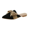 thumbnail image 1 of Quaouag Mules for Women Flats Comfortable Pointed Toe Women Mules, 1 of 7