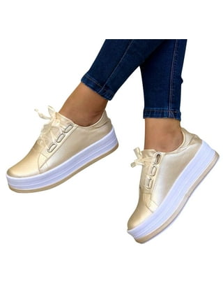 Womens Slip on Sneakers in Womens Sneakers | Gold - Walmart.com Womens Slip on Sneakers in Womens Sneakers | Gold - Walmart.com