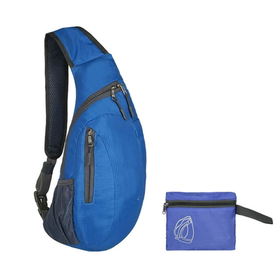 Quaouag Sling Bag Crossbody Backpack for Men Women Sling Backpack Hiking Daypack Multipurpose Cross Body Chest Bag