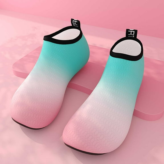 Quaouag Water Shoes Women's Men's Outdoor Beach Swimming Aqua Socks Quick-Dry Barefoot Shoes Surfing Yoga Pool Exercise