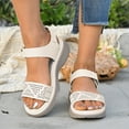 thumbnail image 1 of Quaouag Wedge Sandals For Women Low: Dressy Summer Sandal - Comfortable Sandals, 1 of 7