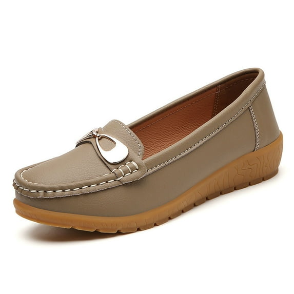 Quaouag Women Closed Toe Shoe 2025,Indoor Outdoor Slip-On Casual Walking Footwear Summer Fashion Flat Loafer Shoes Breathable Work Slippers Daily Wear Comfortable Non-Slip Soft Sole Sport Sneakers