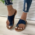 thumbnail image 1 of Quaouag Women Comfy Clip-toe Sandal, Spring and Summer Casual Metal Disc Bunion Correction Low-heel Sandals, for Plantar Fasciitis Women's Lightweight Shoes, 1 of 7