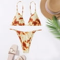 thumbnail image 1 of Quaouag Women's 2 Piece Swimsuits Womens Two Piece Swimsuit Chic and Elegant Women’s Set Two Piece Scoop Neck Bikini Yellow,Red,Pink,Mint Green,Green,Blue S,M,L,XL,XS, 1 of 7