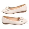 thumbnail image 1 of Quaouag Women's Ballet Flats Comfortable Casual Dressy Shoes,Work Flats Office Shoes Pointed Toe Flats., 1 of 5