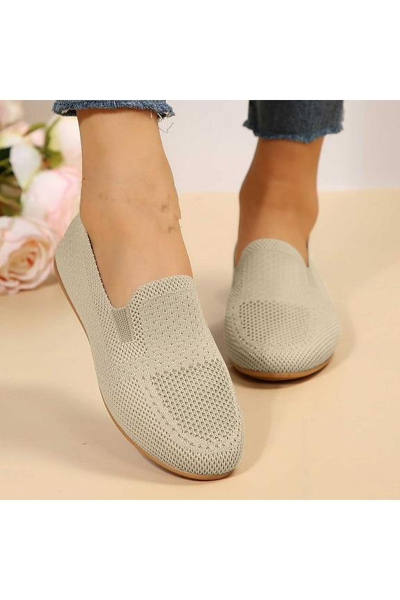 Women's Mesh Flats Shoes Dress Shoes for Women Flats Shoes Comfortable Memory Foam Flats Shoes Wide Toe Box Comfortable Walking Shoes