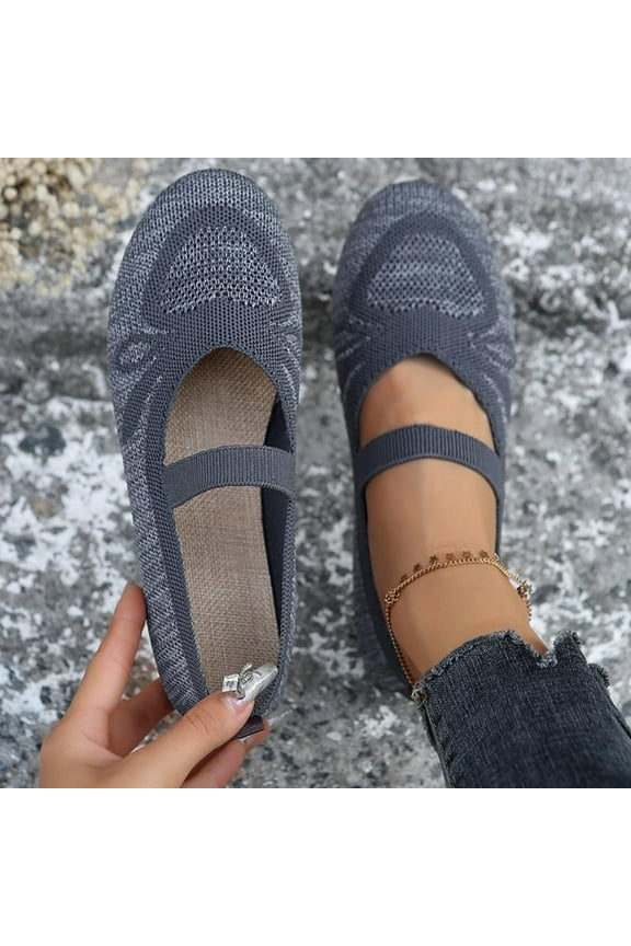 Women's Mesh Flats Shoes Dress Shoes for Women Flats Shoes Comfortable Memory Foam Flats Shoes Wide Toe Box Comfortable Walking Shoes