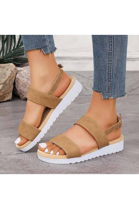 Womens Espadrilles Ankle Stretch Elastic Strap Open Toe Wedges Flats Sandals