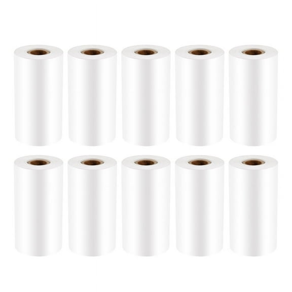 Quaqdae 10 Pcs Thermal Paper, for Mobile 58mm 30mm Mini Thermal Printer Cash Register POS Receipt Paper Roll