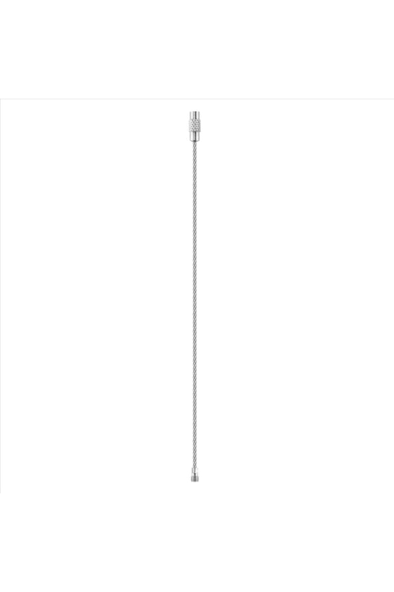 1pcs Stainless Steel Screw Locking Wire Keychain Cable Key Rings Outdoor Accessory