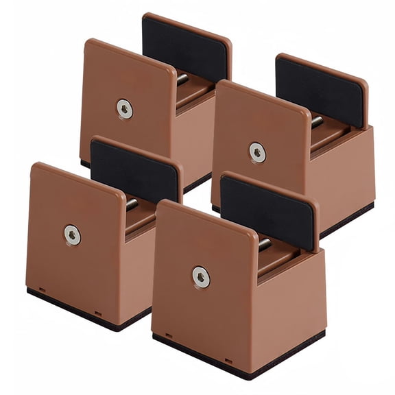 Quaqdae 2 Inch Bed Risers with Adjustable Screw Clamp Heavy Duty Furniture Risers Set of 4 Furniture Leg Extenders (50mm)