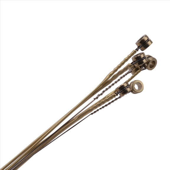 Quaqdae 2 Sets of 6 Guitar Strings Replacement Steel String for Acoustic Changing Tool