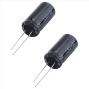 Quaqdae 20 Pcs 1000uF 50V 13x25mm Aluminum Electrolytic Capacitors Black