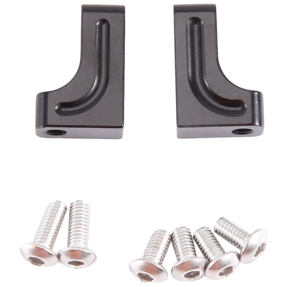 Quaqdae 2PCS Metal Servo Mount for Axial SCX10 CC01 D90 1/10 RC Crawler Car